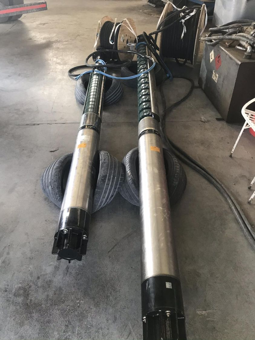 Bombas caprari sumergidas de 70cv y 100 cv