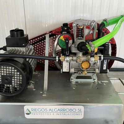 Bomba de 3cv para sulfatar presión a 40 bares